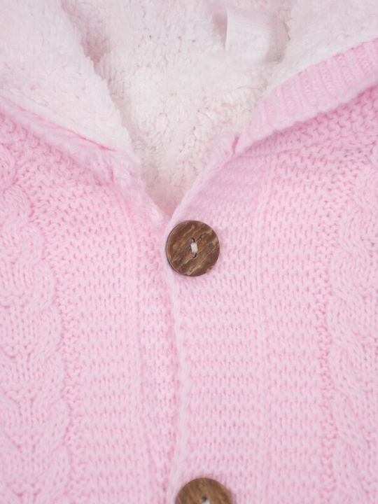 Kamtex Baby Baby-Strampler Kinderwagenanzug Rosa
