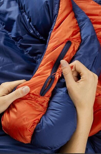 Rab Sleeping Bag Μονό Women's Ascent 700 Nightfall Blue