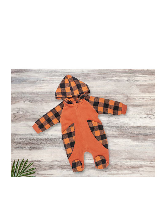 Babydom Baby Bodysuit Set Orange.