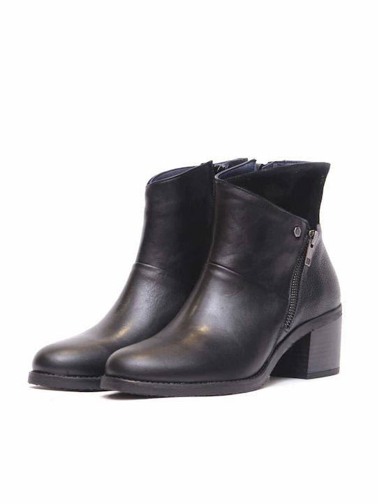 Fluchos Leather Women's Chelsea Boots Black