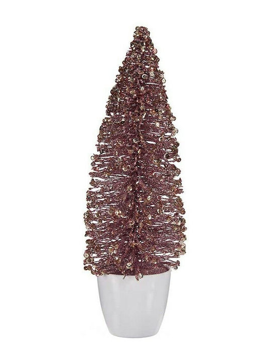 Krist+ Christmas Decorative Plastic Tree 33cm Rose Gold