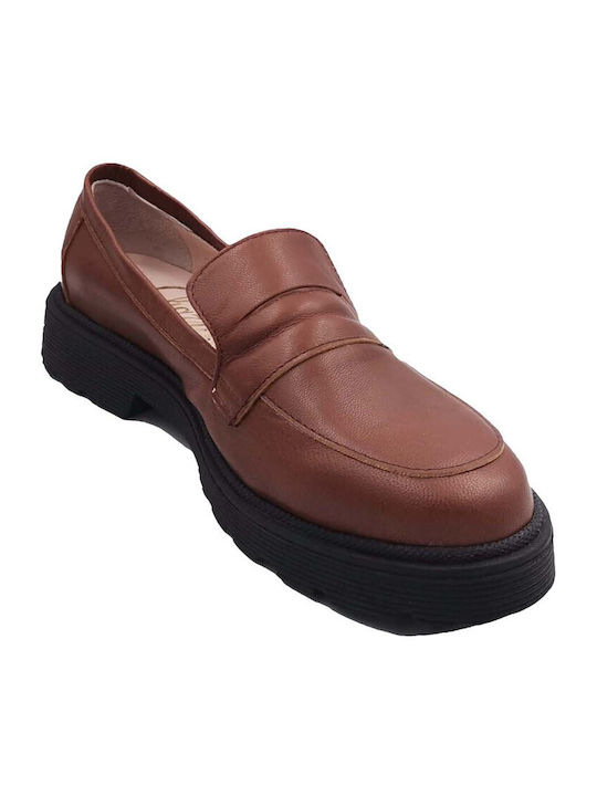 Markisia Women's Moccasins in Brown Color