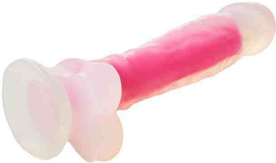 Dream Toys Реалистично дилдо с Топки и Вендуза Розов 21см