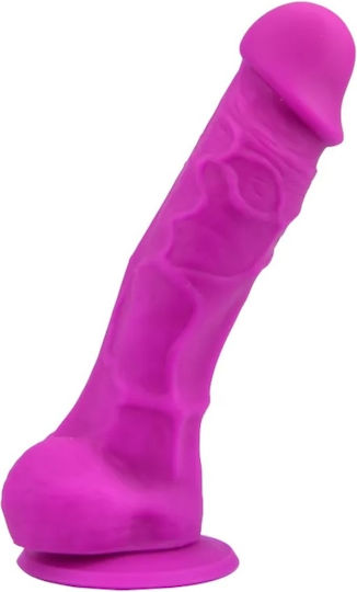 STD Dildo Μωβ 17cm