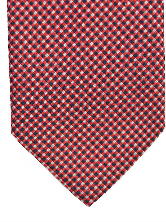 Octopus Men's Tie Silk Printed in Red Color