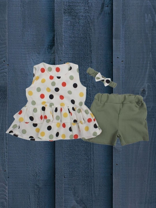 Kinder-Set mit Hose Winter 2Stück Olive