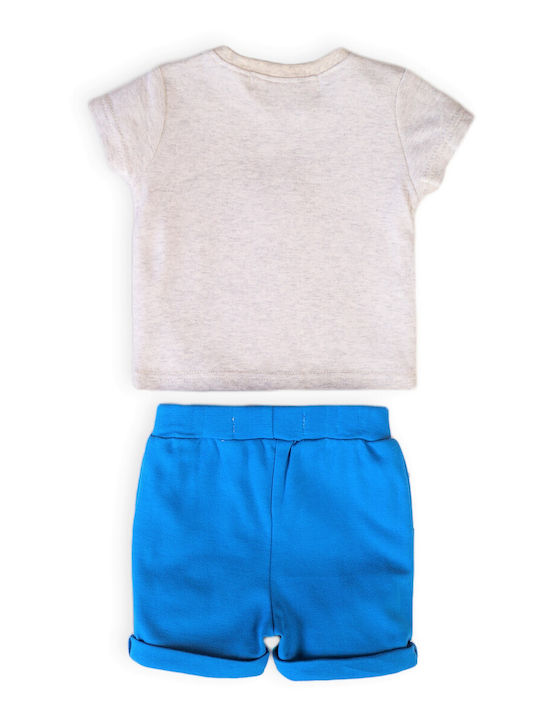 Minoti Kids Set with Shorts Summer 2pcs ''Blue''