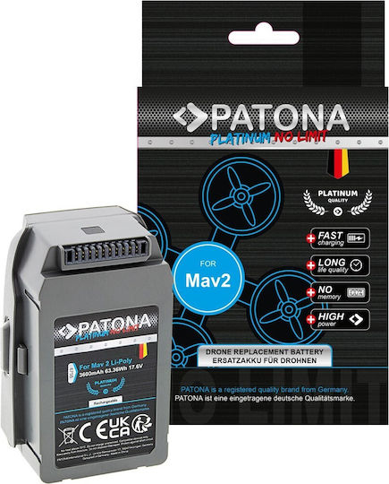 Patona Μπαταρία Li-Po 3600mAh για DJI Mavic 2 Pro 2τμχ
