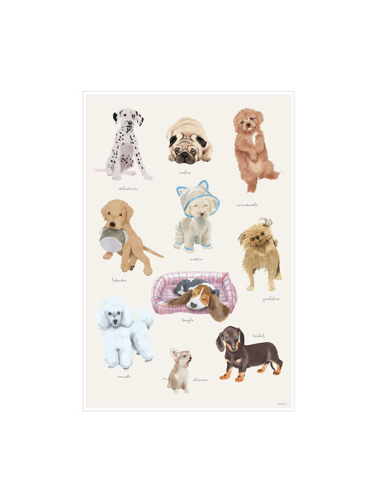 Mimi'lou Παιδική Αφίσα Puppy 15.7x23.6εκ.