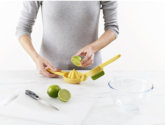 Joseph Joseph Hand Press Lime made of Plastic in Yellow Color