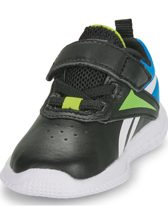 Rush Läufer Rush Runner 5 Syn Alt Kinder Sportschuhe Laufen mit Bügel- und Schleifenverschluss Schwarz