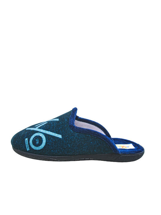 Medies Men's Slipper Blue