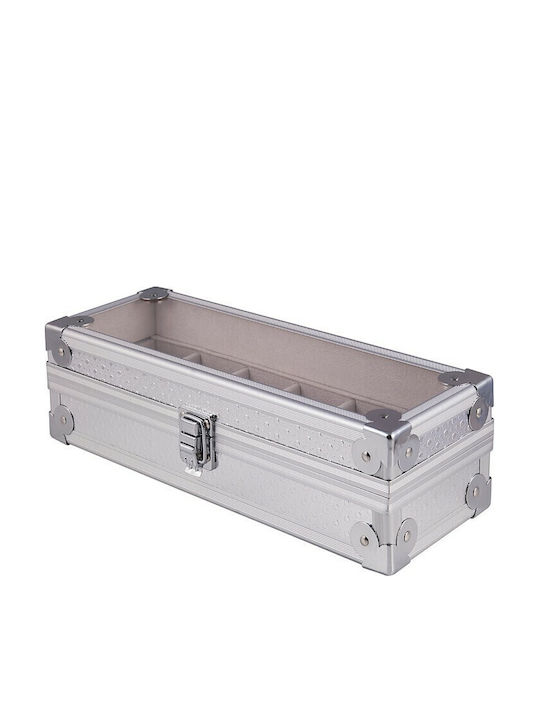 V-store Case with transparent lid for 6 watches in White color 0406 V-store Case with transparent lid for 6 watches in White color 0406