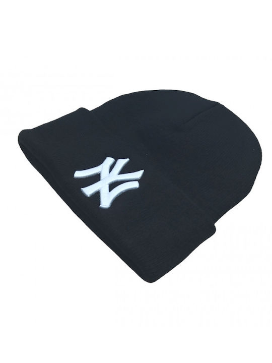 Beanie Unisex Beanie Gestrickt in Schwarz Farbe