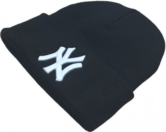 Beanie Unisex Beanie Gestrickt in Schwarz Farbe