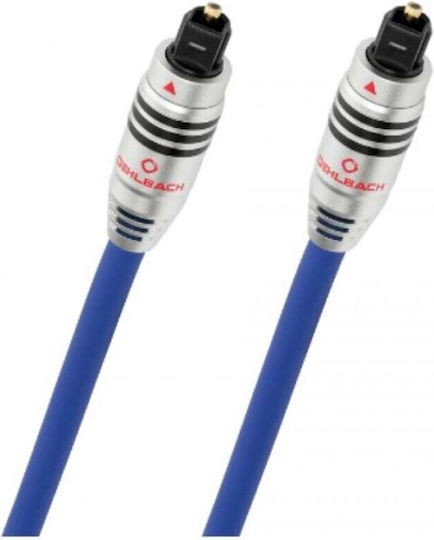Oehlbach Cablu audio optic TOS male - TOS male Blue 5m (D1C1385)