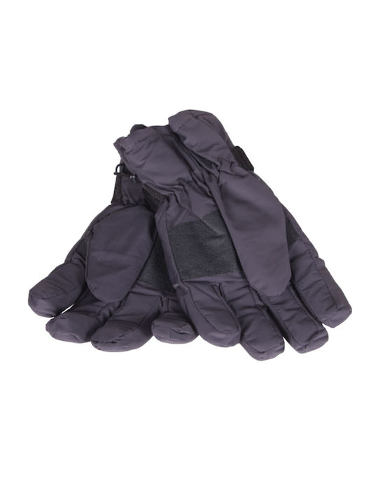 Men's Fleece Gloves Gray Επένδυση