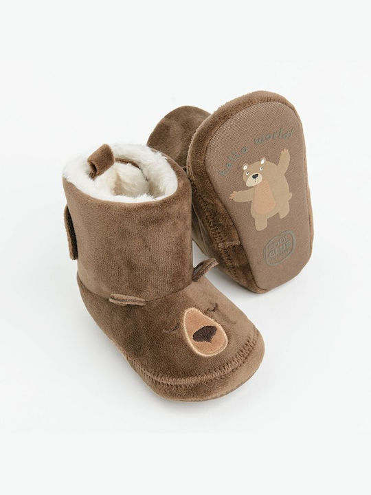 Cool Club Baby Booties Brown