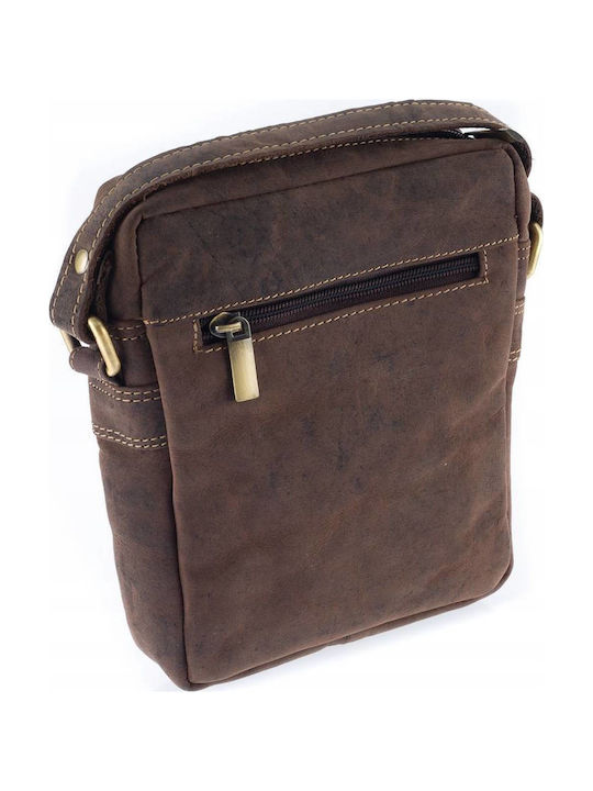 Leather Men's Bag Shoulder / Crossbody Brown