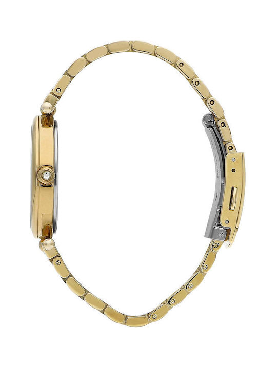 Beverly Hills Polo Club Watch with Gold Metal Bracelet