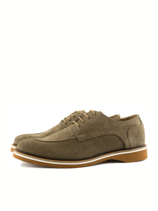 Romeo Gigli Men's Suede Casual Shoes Brown