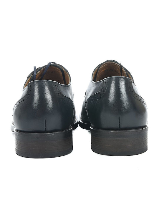 Men's Leather Casual Shoes Blue