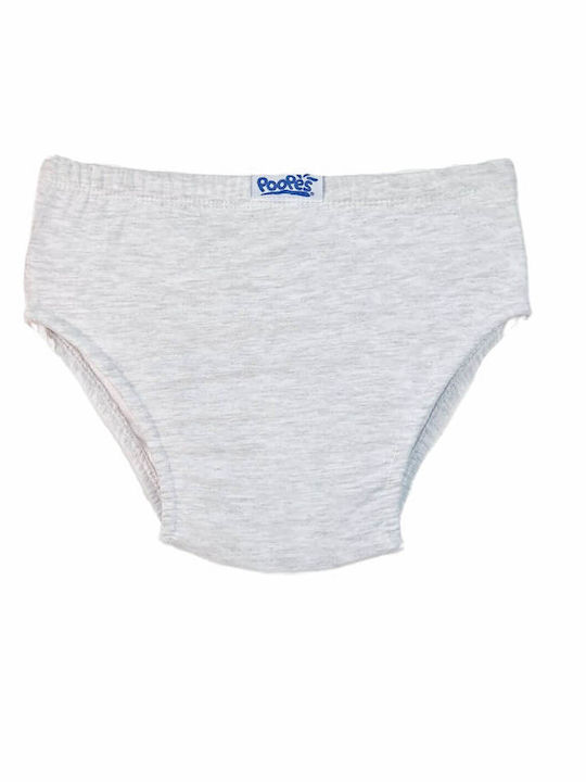 Poopes Kids Brief Grey 1pcs