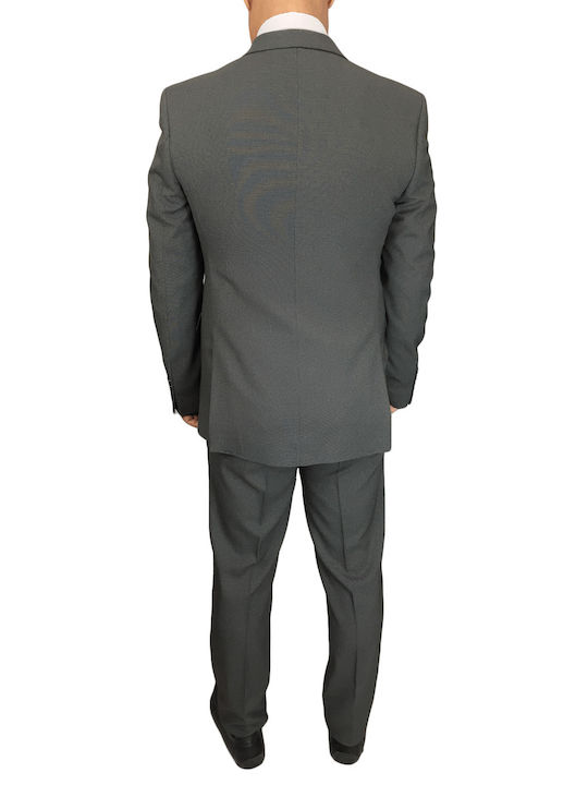 Tip Top Tailors Men's Suit Slim Fit Greene