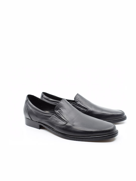 Caballo Men's Leather Loafers Black