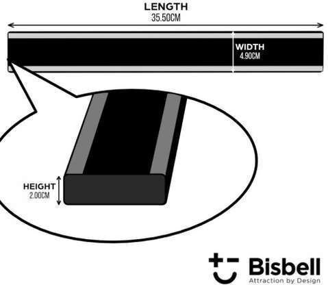 Bisbell Μαγνητική Βάση Μαχαιριών Πλαστική