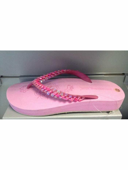 Bulldozer Women's Flip Flops Pink