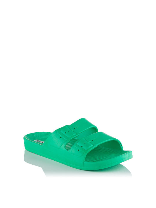 Malien Shoes Σαγιονάρες σε Πράσινο Χρώμα