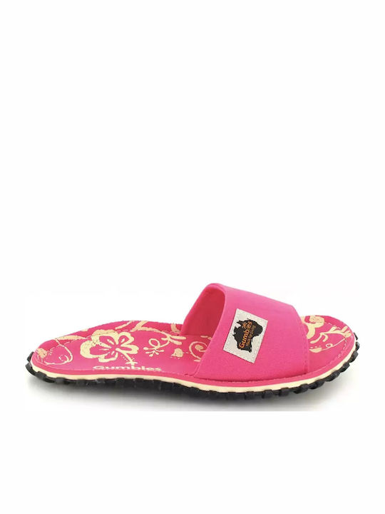 Women's Flip Flops in Fuchsia Color