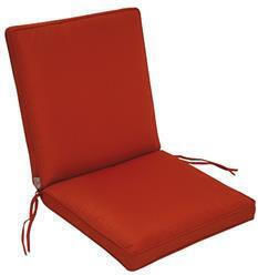 Garden Chair Cushions Red 47x95cm