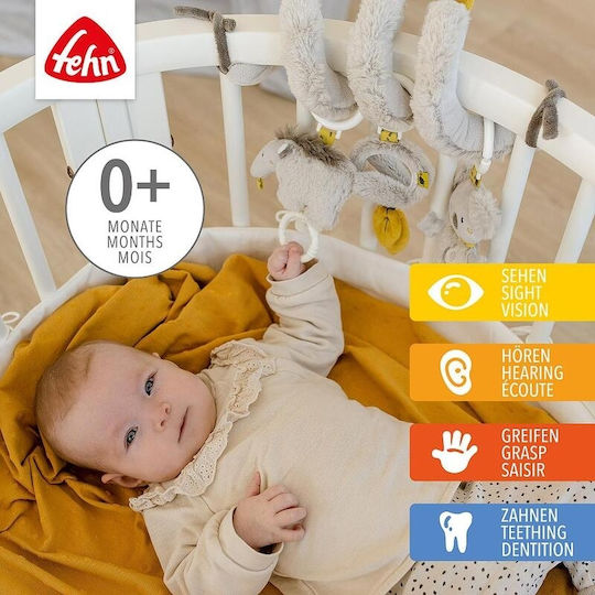 Fehn Spiral Toy for Crib and Stroller with Mirror
