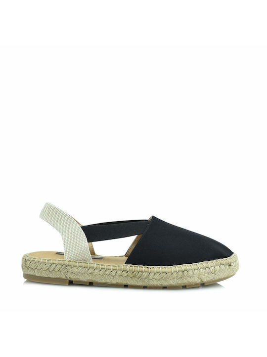 Frau Women's Leather Espadrilles Black