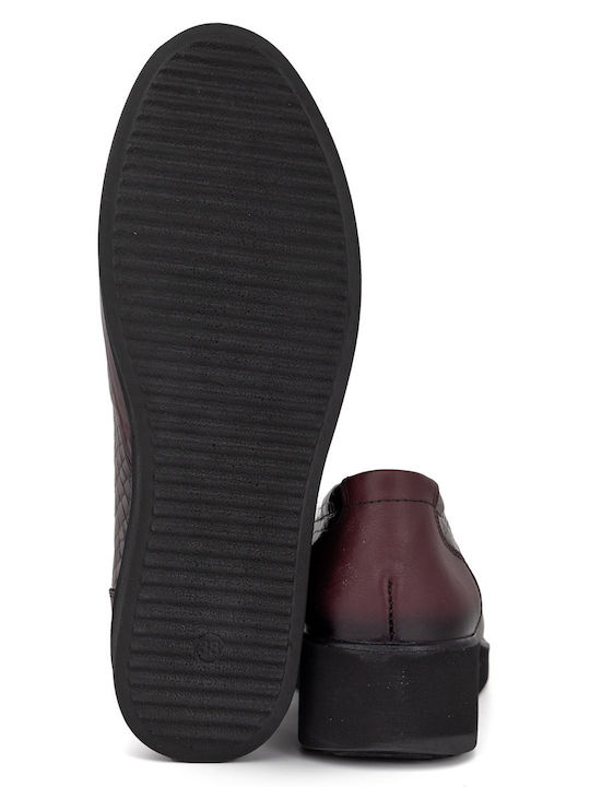 Γυναικεία Slip-On Μπορντό