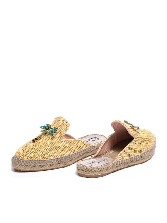 Flat Mules σε Μπεζ Χρώμα