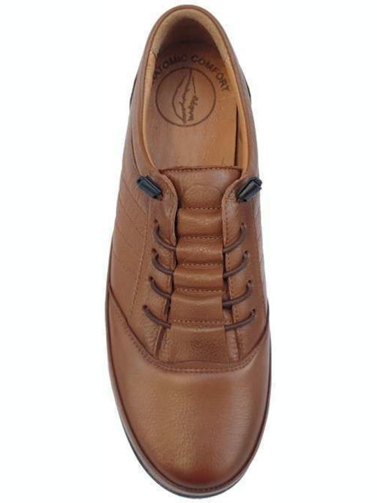 Δάφνη Damen Oxfords in Tabac Braun Farbe