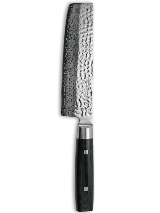 Yaxell Zen Knife Nakiri from Damascus Steel 16.5cm