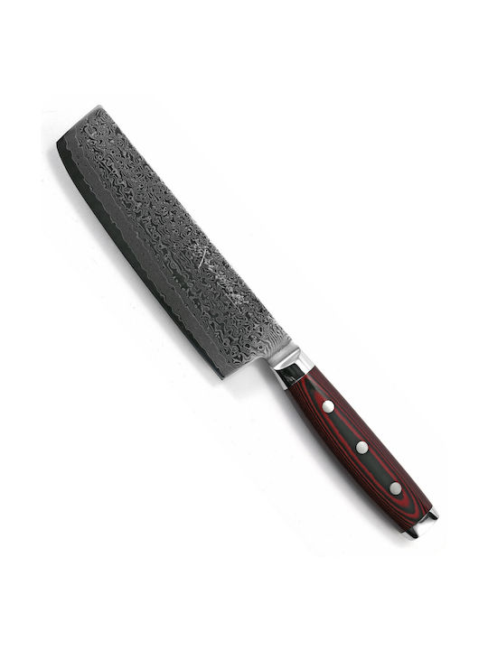 Yaxell Souper Gou Μαχαίρι Nakiri από Δαμασκηνό Ατσάλι 16.5cm