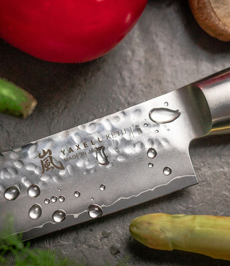 Yaxell Ketu Knife Santoku from Stainless Steel 16.5cm