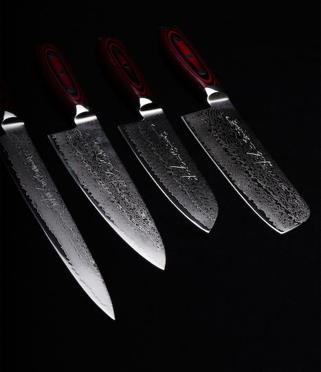 Yaxell Super Gou Messer Sujihiki aus Damaststahl 18cm
