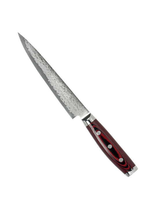 Yaxell Super Gou Knife Sujihiki from Damascus Steel 18cm