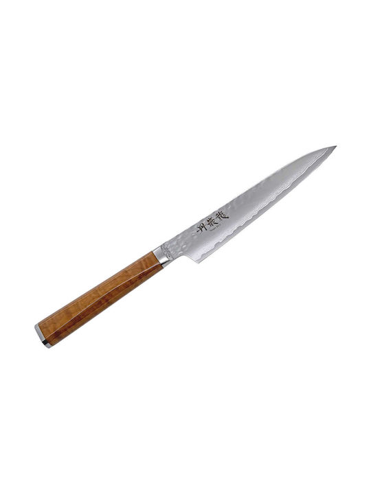 Ryusen Tangan Ryu Μαχαίρι Γενικής Χρήσης από Δαμασκηνό Ατσάλι 15cm