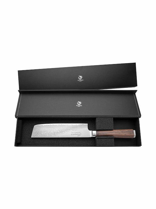 Ryusen Prever Messer Nakiri aus Damaststahl 17.5cm
