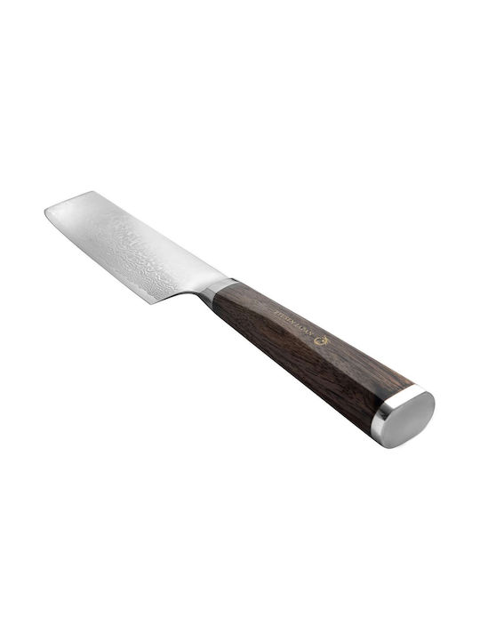 Ryusen Prever Messer Nakiri aus Damaststahl 17.5cm