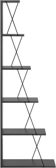 Етажерка Mini Tars Charcoal-Black 50x22x150см.
