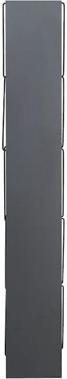 Етажерка Mini Tars Charcoal-Black 50x22x150см.