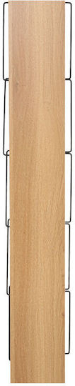 Βιβλιοθήκη Mini Tars Sonoma-μαύρο 50x22x150εκ.